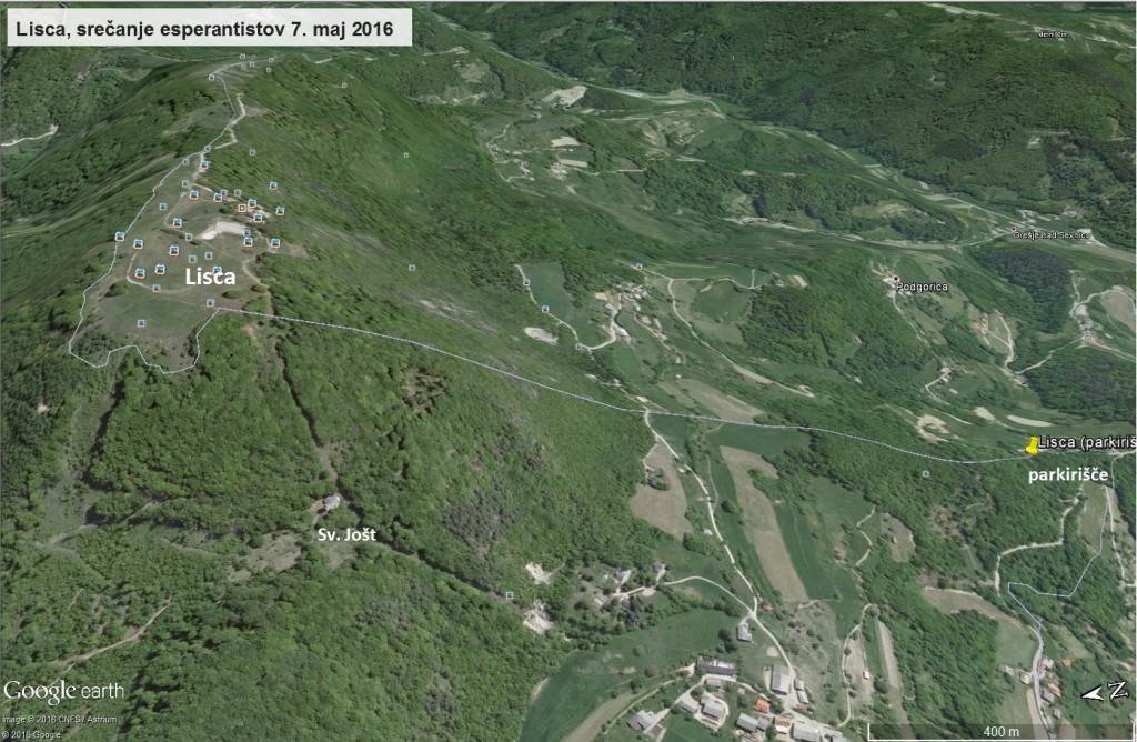 Tu nekje bomo hodili (Google Zemlja)